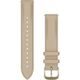 Garmin řemínek Quick Release 18 mm Light sand kůže, přezka cream gold 010-12932-60
