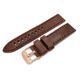 Kožený řemínek Vostok Europe pro Almaz 6S11-320B262 - hnědý/rose gold spona