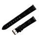 Black leather strap Aviator for Douglas Moonflight V.1.33.2.253.4 - gold buckle