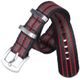 Strap NATO Sports stripes, black-red-green 22 mm