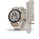 Garmin Fenix 7S PRO Sapphire Solar Style ,Titan Cream Gold/ Cream Nylon Band - 010-02539-39