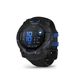 Garmin Instinct® 3 – 50 mm, AMOLED Black s řemínkem Bolt Blue / Black 010-03020-03