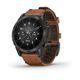 Garmin epix™ PRO Sapphire Style, Titan Black/ Brown Leather Band - 010-02582-30