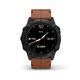 Garmin fenix6X PRO Sapphire, BlackDLC/BrownLeather Band (MAP/Music) 010-02157-14