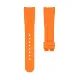 Strap Vulcain Rubber orange