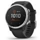 Garmin fenix6S Solar, Silver/Black Band 010-02409-00