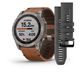 Garmin Fenix 7X PRO Sapphire Solar Titan/ Brown Leather Band - 010-02541-19