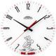 PRIM Bob and Bobek clock, white and red E19.5460.009020.007055