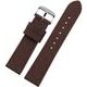 Strap nylon/leather brown