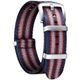 Strap NATO Sports stripes, blue-red-grey