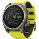 Garmin Fenix® 8 – 51 mm, Solar, Sapphire Sapphire, Titanium s Yellow/Graphite silikonovým řemínkem 010-02907-21