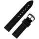 Silicone strap, black 22 mm (2)