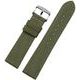 Strap nylon/leather green