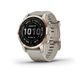 Garmin Fenix 7S PRO Sapphire Solar Titan Cream Gold/ Sand Silicone Band - 010-02539-21