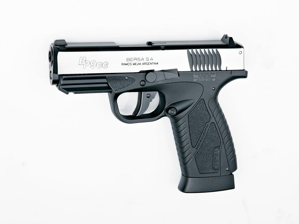 Pazba.cz - Vzduchová pistole Bersa BP9CC Bicolor 4,5mm - ASG - CO2 pistole  - Vzduchové pistole a revolvery, Zbraně