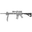 Pažba Hogue AR-15 zasouvatelná Commercial Steel Gray