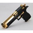 Magnum Research Desert Eagle XIX 6" Black and Gold .50 AE