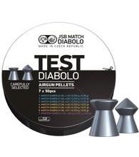 Diabolky JSB Match Test pro pušku 4,5mm