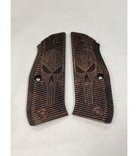 Střenky KSD CZ Shadow 2 ořech Punisher a nábojnice