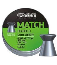 Diabolky JSB Match pro pistoli 4,50mm 500ks