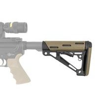 Pažba Hogue AR-15 zasouvatelná FDE Mil-Spec