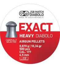 Diabolky JSB Exact Heavy 4,52mm 500ks