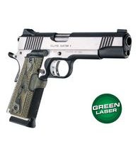 Střenky Hogue 1911 Govt. G10 Green laser zelený