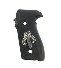 Střenky KSD Sig Sauer P228/229 černý akrylát se stříbrným motivem