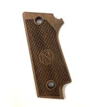 Střenky KSD Beretta 92S s pojistkou ořech s logem 2