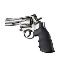 Střenky Hogue Smith & Wesson K/L round butt černé s vybráním pro prsty