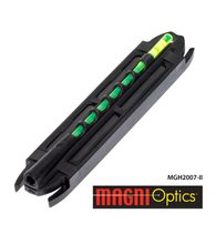 Mířidla HiViz brokovnice s žebrovanou hlavní - světlovodná, magnetická, široká muška