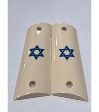 Střenky KSD Colt 1911 Govt. & Commander Full Size slonovina Davidova hvězda modrá