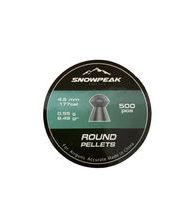 Diabolky Snowpeak Round 4,50mm 500ks