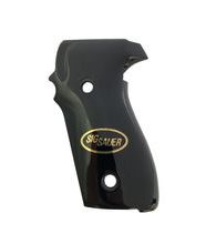 Střenky KSD Sig Sauer P228/229 černý akrylát s bronzovým logem