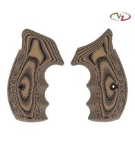 Střenky VZ Grips Smith & Wesson K/L rám round butt Tactical Diamond - Hyena Brown