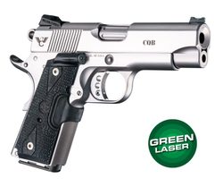 Střenky Hogue 1911 Officer G10 černé, laser zelený