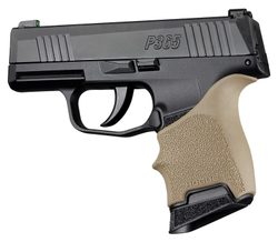 Střenky Hogue HandAll Sig Sauer P365 a Ruger LCP MAX FDE