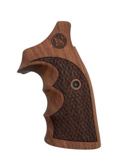 Střenky KSD Smith & Wesson K/L rám square butt Classic rosewood s logem 5