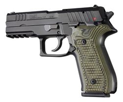 Střenky Hogue Arex REX Zero Standard 1 Piranha G10 zelená