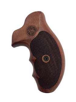 Střenky KSD Smith & Wesson J rám round butt rosewood s logem