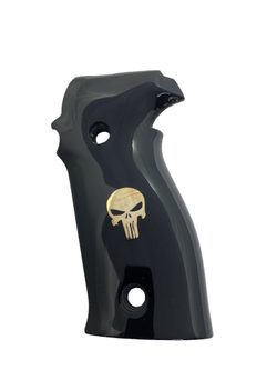 Střenky KSD Sig Sauer P226 černý akrylát s bronzovým motivem