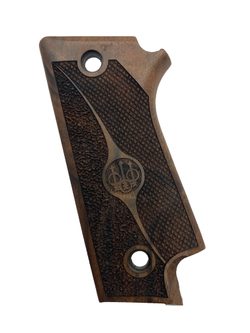 Střenky KSD Beretta 92S s pojistkou ořech s logem 3