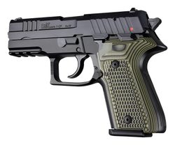 Střenky Hogue Arex REX Zero Compact 1 Piranha G10 zelená