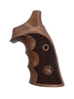 Střenky KSD Smith & Wesson K/L rám round butt ořech s logem 6