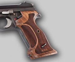 Střenky KSD Sig Sauer P210 Target ořech s logem