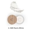 Couleur Caramel Bio oční stíny perleťové (n°025 Pearly white)