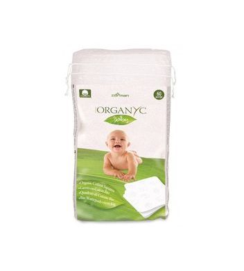 Organyc Bio dětské bavlněné čtverce - 60 ks
