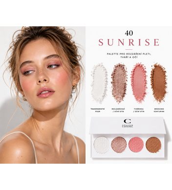 Couleur Caramel Multifunkční paletka Perfect Complexion edice Maharani