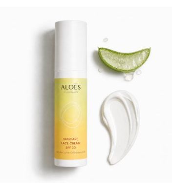 Aloés Opalovací krém na obličej SPF30