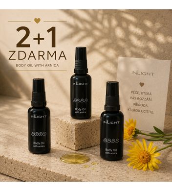 Inlight Bio tělový olej s arnikou 2 + 1 ZDARMA (3x 30ml)